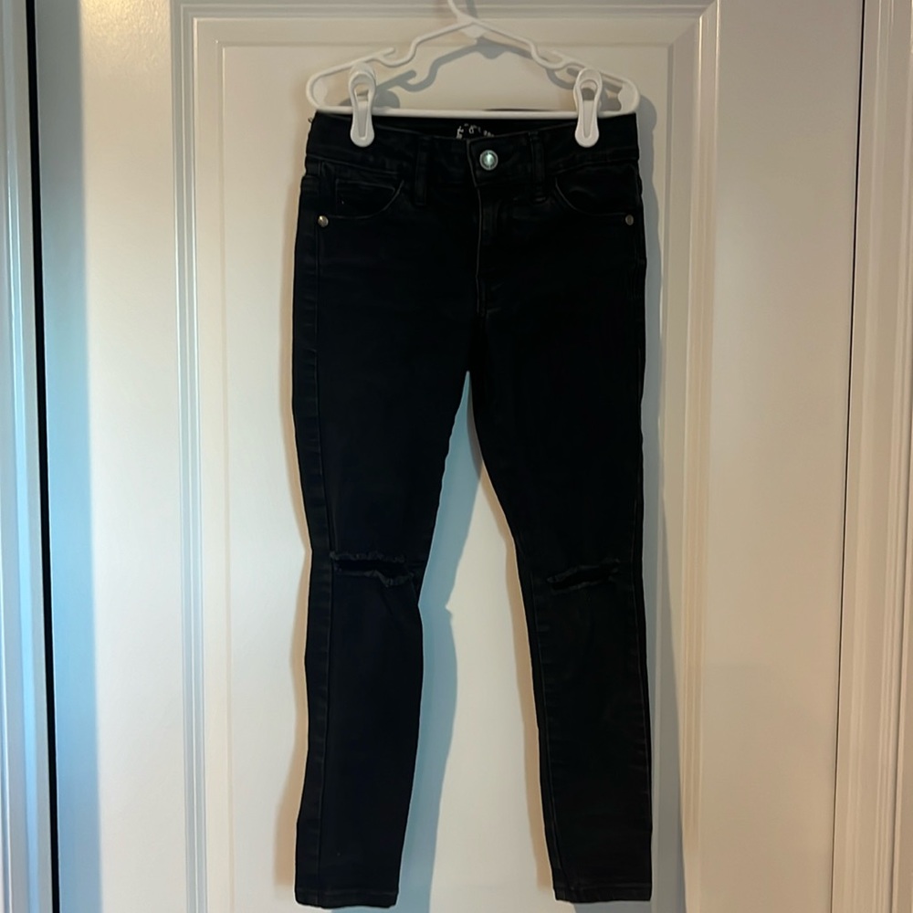 Art class Black skinny jeans girls 8 EUC